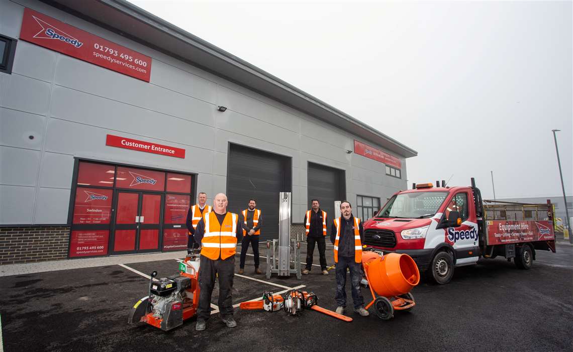 Speedy's new Swindon depot in the UK