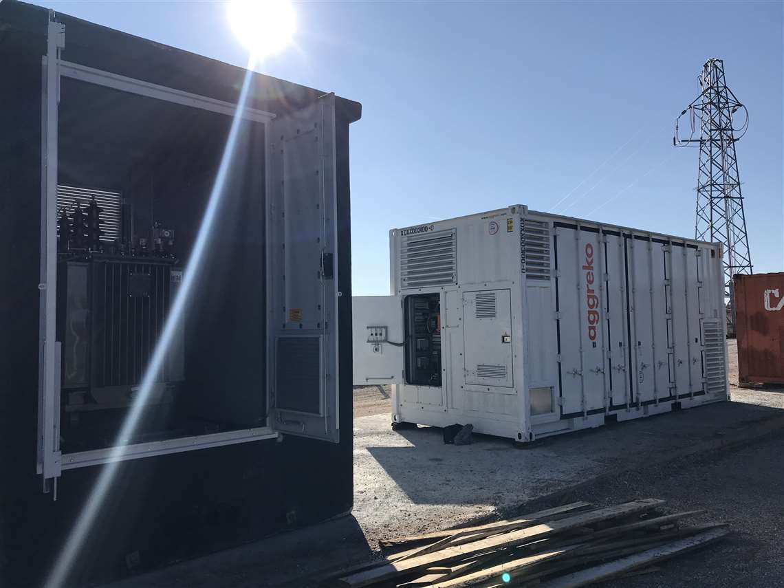 Aggreko's 500kW, one-hour battery system