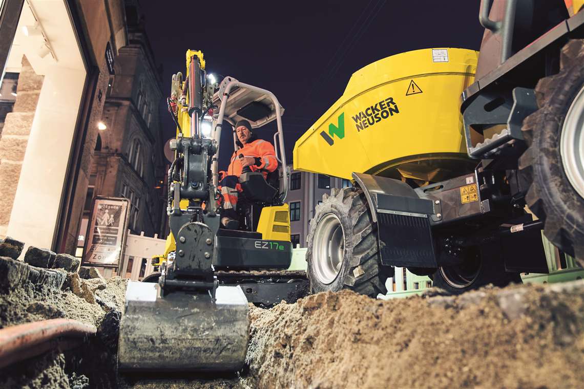 Wacker Neuson EZ17e in Copenhagen