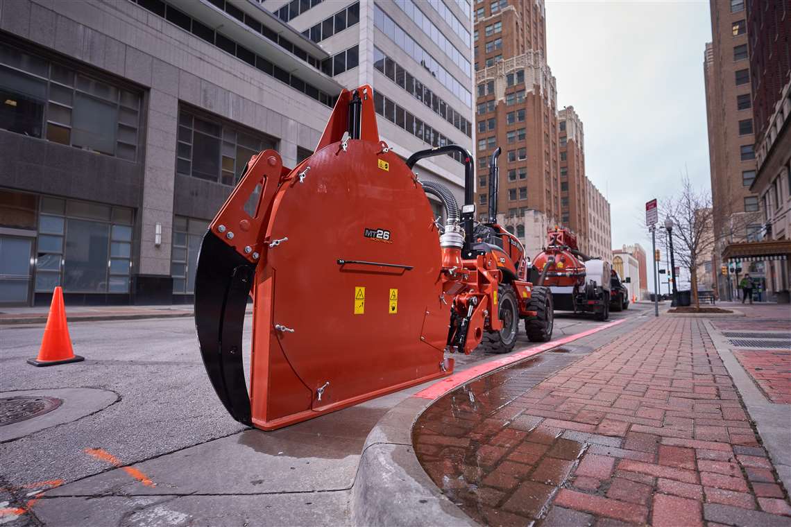 The Ditch Witch MT26 microtrencher