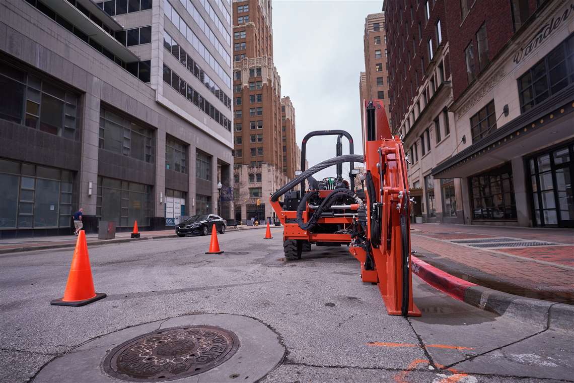 The Ditch Witch MT26 microtrencher