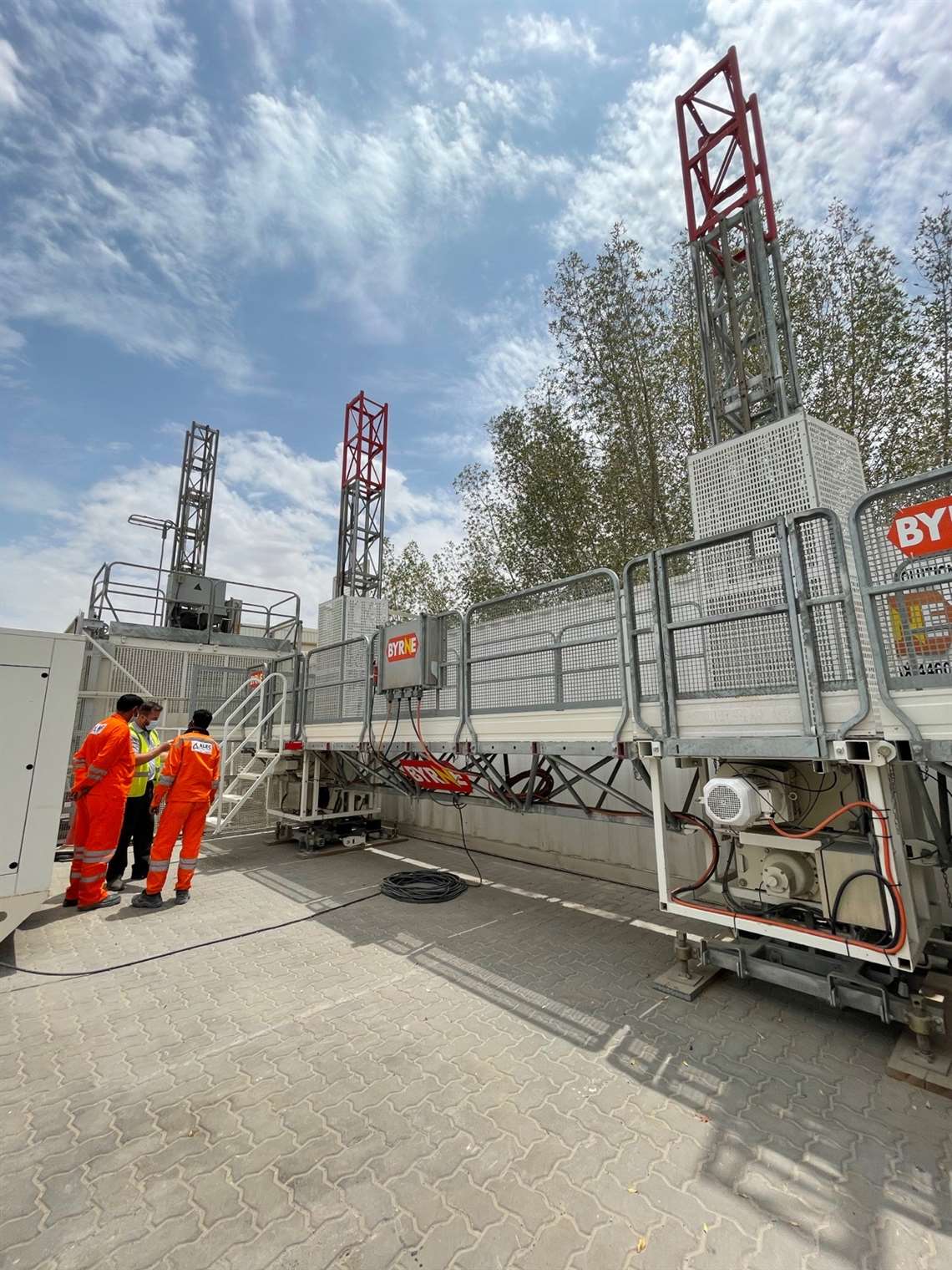 Byrne IPAF Middle East training