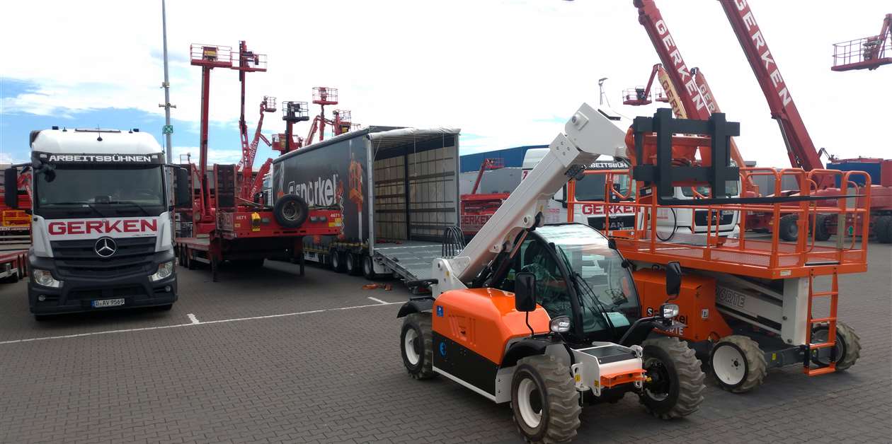 Snorkel electric telehandlers for Gerken International Rental News