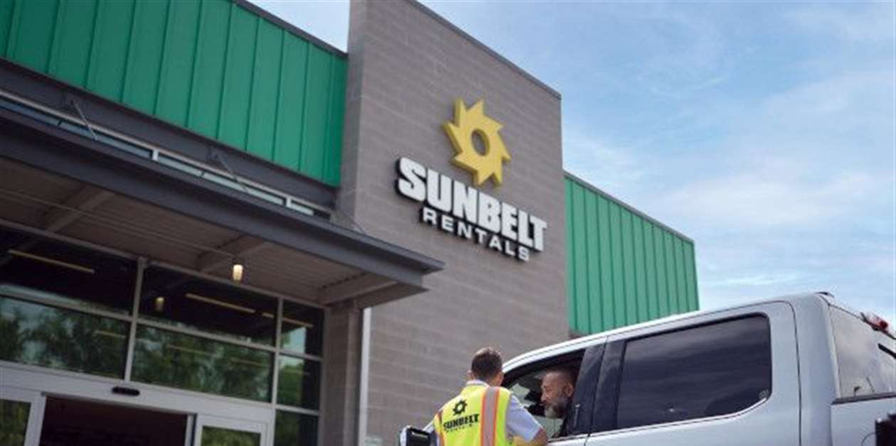 Record revenue for Sunbelt Rentals as non-construction continues to outperform