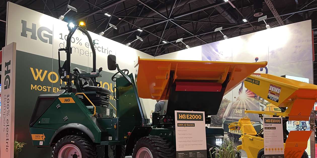 Denmark's HG launches ultra-efficient 3t electric dumper