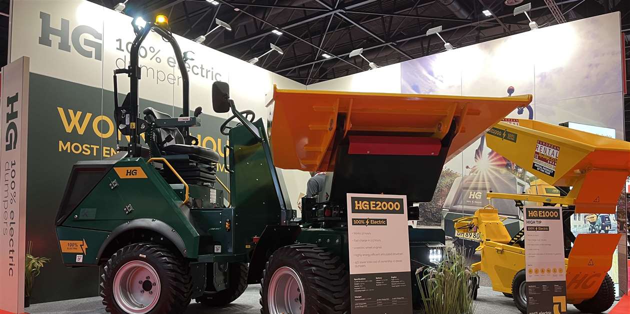 Denmark’s HG launches ultra-efficient 3t electric dumper