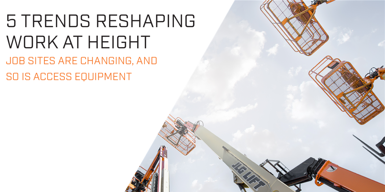 JLG whitepaper explores the trends reshaping work at height