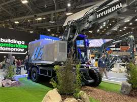 Hyundai HW155H hydrogen excavator