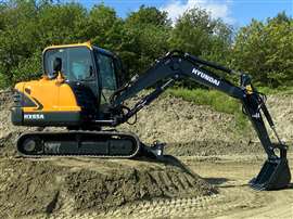 HD Hyundai HX65A crawler excavator