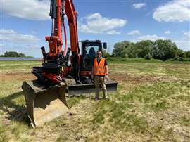 Rob White, construction division manager, Kubota UK