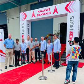 Inauguration of Manitou's new India logistics centre