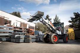 The L95 compact wheel loader. 