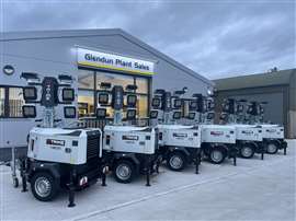 Glendun's fleet of X-ECO lighting towers