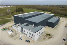 Photo of Tibbloc's new steam boiler rental centre in France.