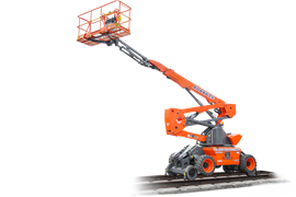 Dingli rail mounted boom lift