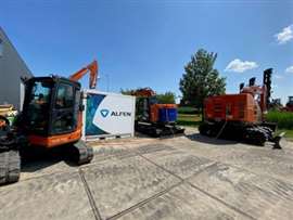 Hitachi is working with Dutch company Alfens to develop mobile energy storage units.