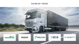 Mercedes-Benz GenH2 fuel cell truck