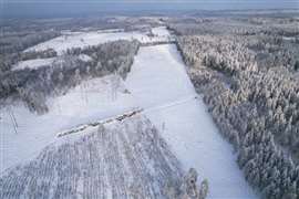 The Iecava Infrastructure maintenance point in Latvia, where the first construction works will begin