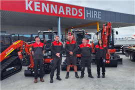 The Kennards Hire team in Ballarat, Victoria.