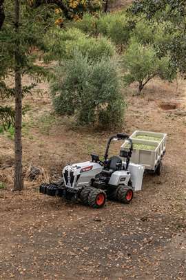 Bobcat AT450X autonomous and electric articulating tractor