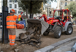 Loxam machine working in Paris. (Photo: Loxam)