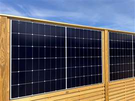 The new Jaksun solar fence panel