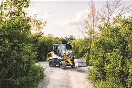 The first electric Liebherr wheel loader, the L 507 E.