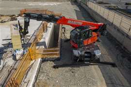 Materials handling made easier with a Manitou MRT 2260 telehandler