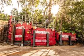 Photo of shoring equipment rental by Australian firm Shore Hire (Photo: Shore hire)