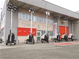 The GLT Series of lighting towers from  Generac.