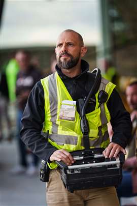 During the press event in Malaga operating equipment using Cat Command remote control was demonstrated