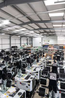 Photo showing stock at the new Trime UK headquarters. (Photo: Trime UK)