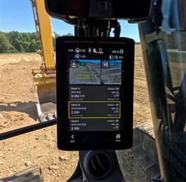 Caterpillar has updated its hydraulic excavator user interface (UI) to allow for more rapid access to setup, work tool reordering and coupling configurations