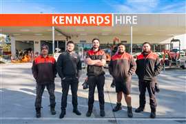 L:R: Craigieburn Branch - Elmo Anastacio, Scott Rimmer (AM), James McMillan (BM), Montel Pritchard, Mousa Ghosn