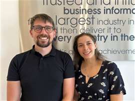 Lewis Tyler, incoming D&Ri Editor and WDS Programme Organiser, with Leila Steed, outgoing D&Ri Editor and WDS Programme Organiser