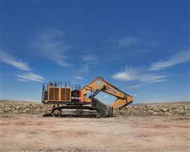Sany's 120t hydraulic ming excavator, the SY1250H