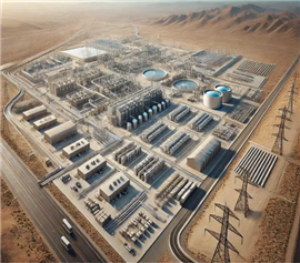 Un rendering concettuale del Progetto Jupiter, un complesso di data center e intelligenza artificiale da 165 miliardi di dollari nel New Mexico, Stati Uniti. Immagine: BorderPlex Digital Assets