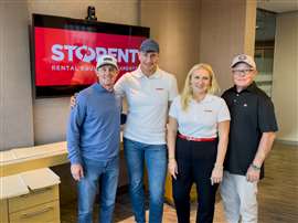 Photo showing leaders of Storent and Connect Rentals. (Photo: Storent)