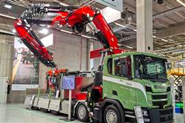 Fassi F1750R.2.9 HXP Techno com nove extensões