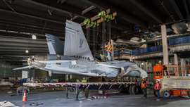 LGH supplied trolly hoists to ensure this historic plane lift went without a hitch