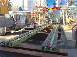 The Hydra-Slide system could be the answer when the use of a crane is not practical for a heavy lift