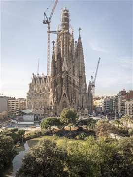 The Sagrada Família became the tallest church in the world in 2025. 