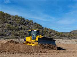 The D61PXi is one of two new dozers Komatsu will preview at ConExpo 2026 (Image: Komatsu)
