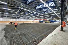 Construction work at the Friedrichshafen HQ of RRPS 