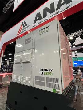 ANA Inc.'s 400-kVA EBoss hybrid energy system