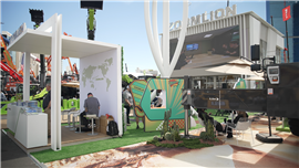 Zoomlion's stand in the Festival Grounds at ConExpo-Con/Agg 2026 in Las Vegas (Image: KHL Group) 