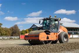 Compacteur Hamm avec Trimble Earthworks