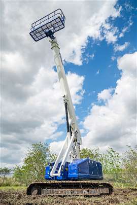 Crawler boom lifts typically have a slower travel speed than a wheeled lift, but their stability is hugely beneficial