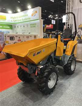 Tobroco-Giant ha presentato il nuovo dumper GD10H all'IRE 2026 di Maastricht, nei Paesi Bassi (Immagine: KHL Group)