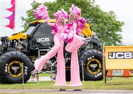 Construction equipment manufacturer JCB held a celebration to mark its 80th anniversary 